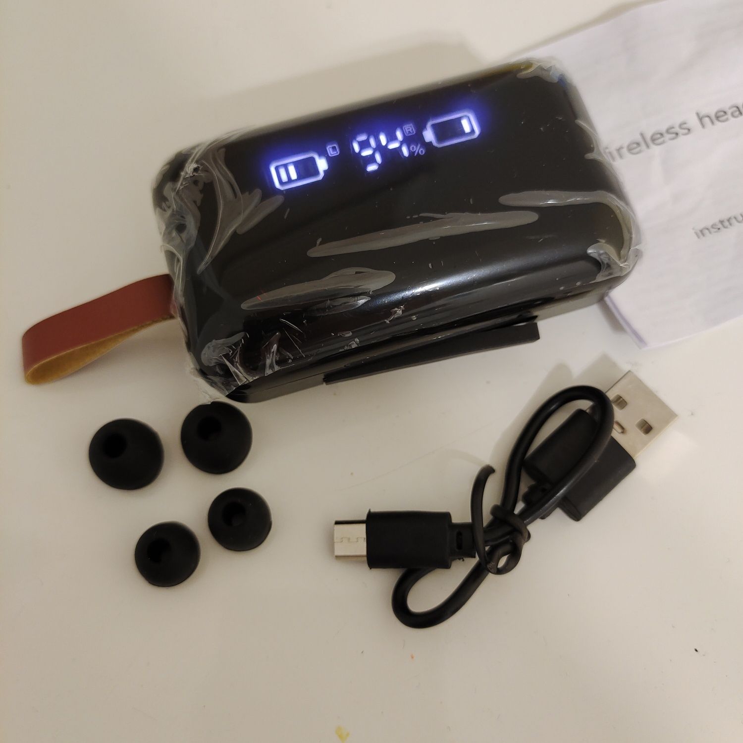 TWS bluetooth навушники з повербанком