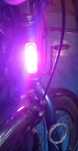 Luz traseira de segurança para bicicleta