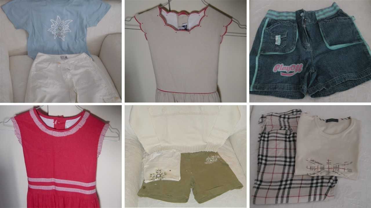 Conjunto 2 peças de Verão p/ menina 12 Anos: Saia Calção + t-shirt
