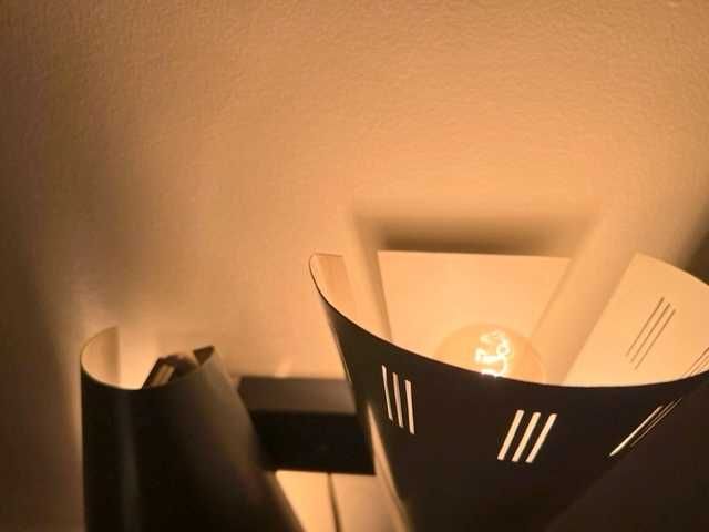 Candeeiro de parede Louis Kalff Philips NX27, anos 50