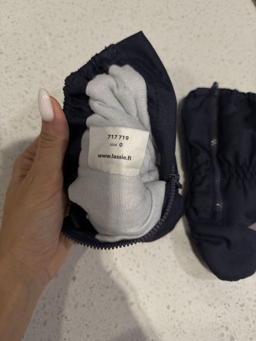 Краги рукавиці / варежки Lassie by Reima Колір чорний, р.0- на 1-1,5