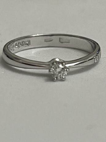 Damiani золотое кольцо с бриллиантом
