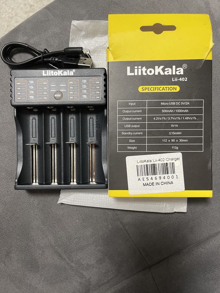 Зарядний пристрій LiitoKala Lii-402 (4 канала)