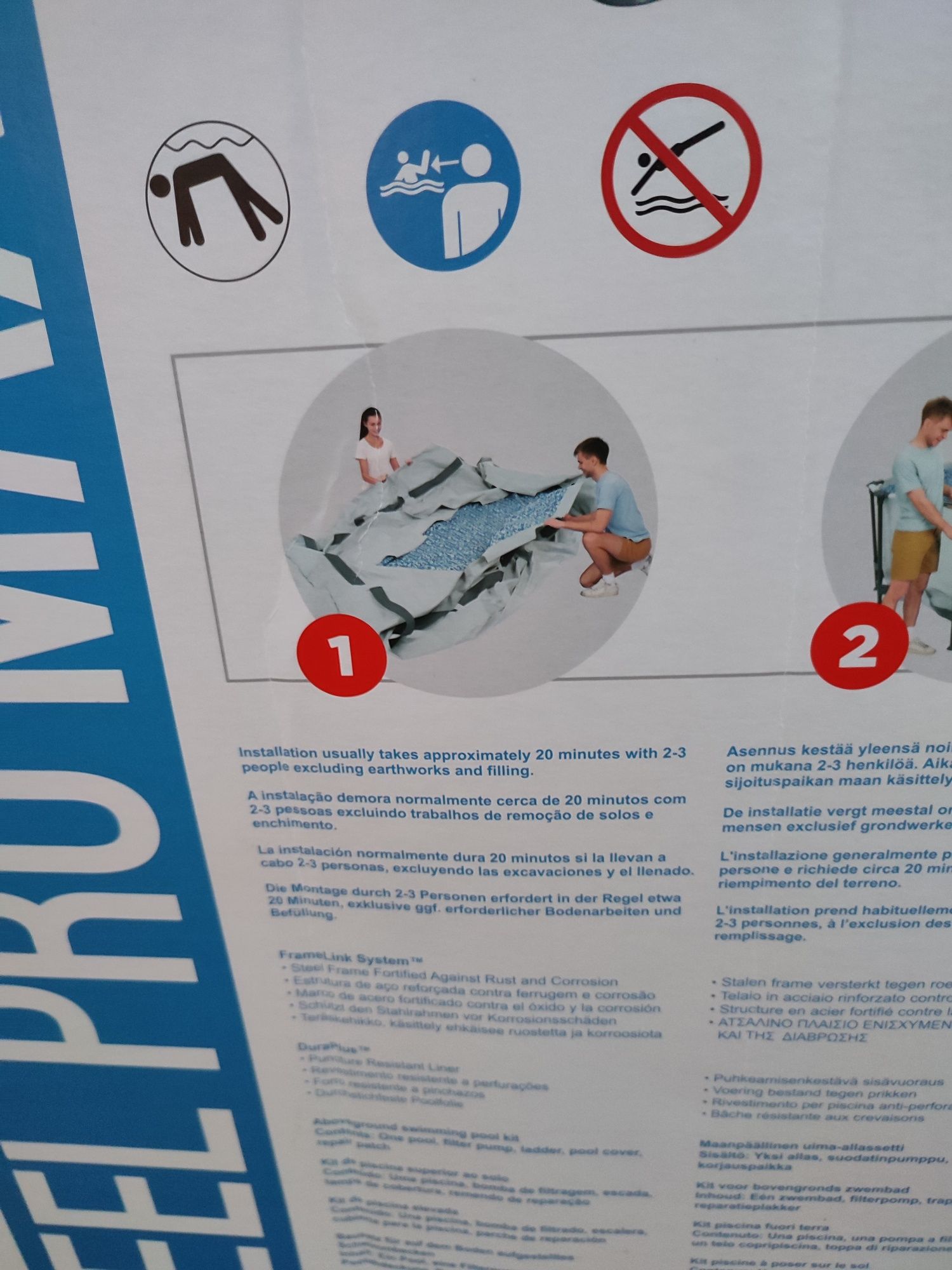 Basen Bestway 4.27/1.05 plus drabinka i pompa