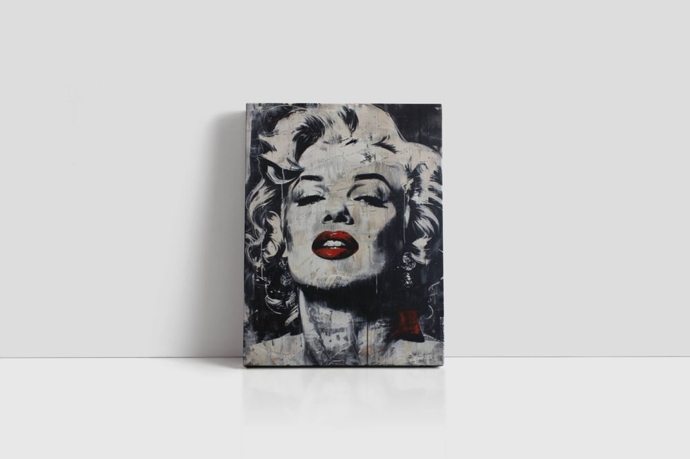 Obraz na płótnie Marilyn Monroe 45x60 cm - Pop-Art Dekoracja Wnętrz