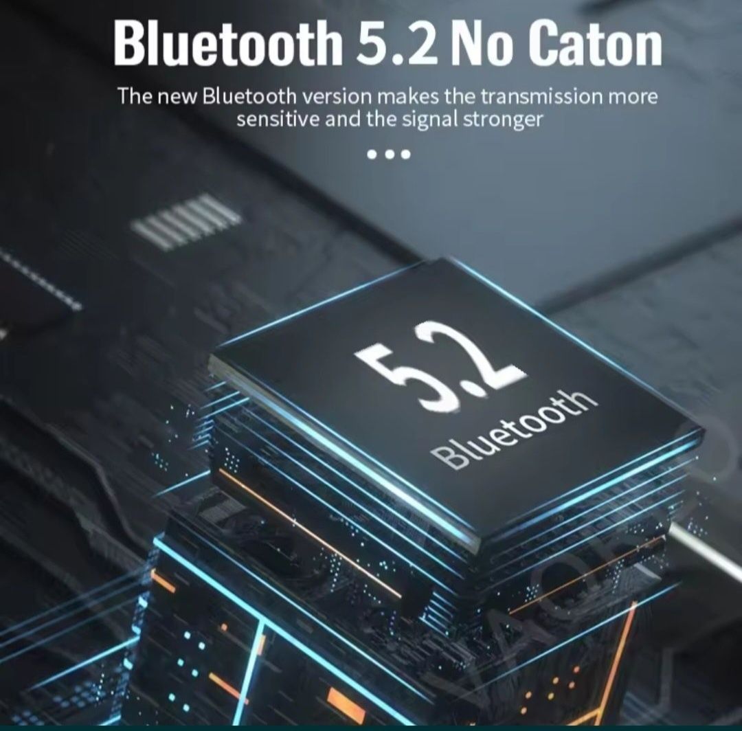 Odbiornik Audio Bluetooth 5.2, gratis kable