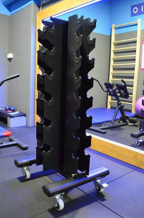 Stojak pionowy na Hantle HEX _ 14 Par_ na kółkach !!!