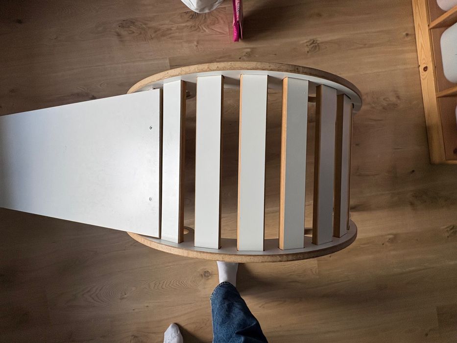 Bujak drewniany ze zjeżdżalnią