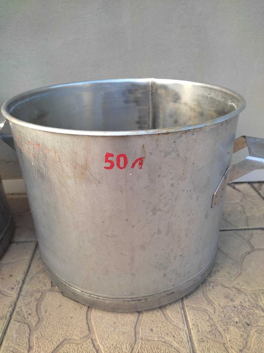 Нержавеющие кастрюли на 50 и 60 литров