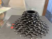 Cassete shimano ultrega 11 vel e corrente dura ace 11 vel