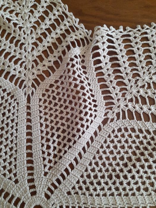 Napperon grande  em crochet.