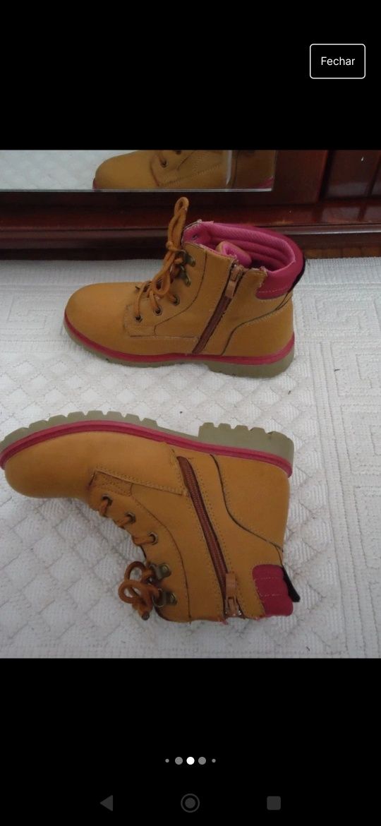 Botas tipo Timberland mulher 36