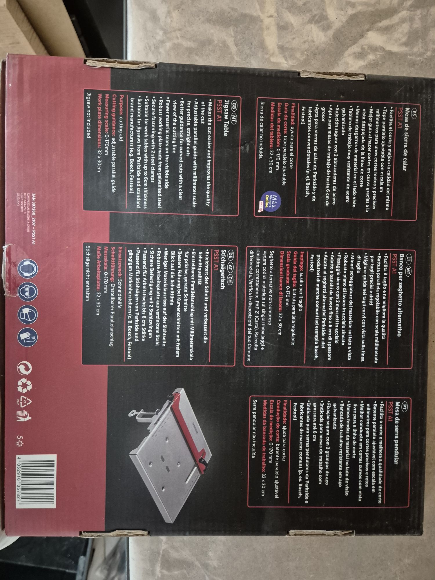 Mesa de cortar Lidl nova