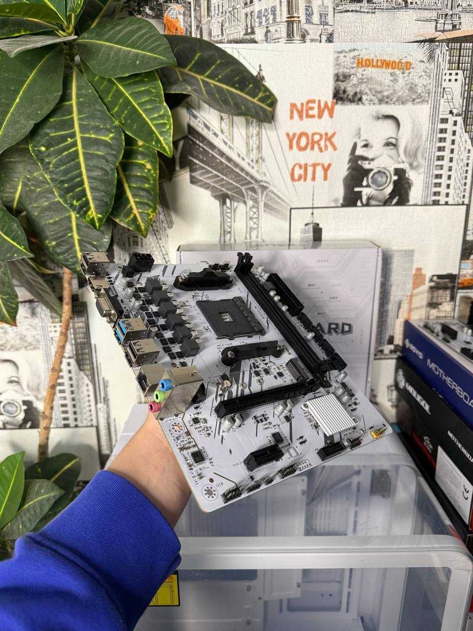 Материнська Плата l AMD AM4 l Чипсет B50 l USB 3.0 + M2