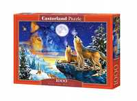 Puzzle 1000 Howling Wolves Castor, Castorland