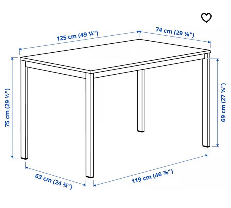 Mesa de jantar Ikea