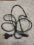 Kabel zasilacz "ósemka" czarny 1,8 metra