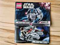 Lego Star Wars 75030 + 75128 Sokół Millenium oraz Prototyp TIE