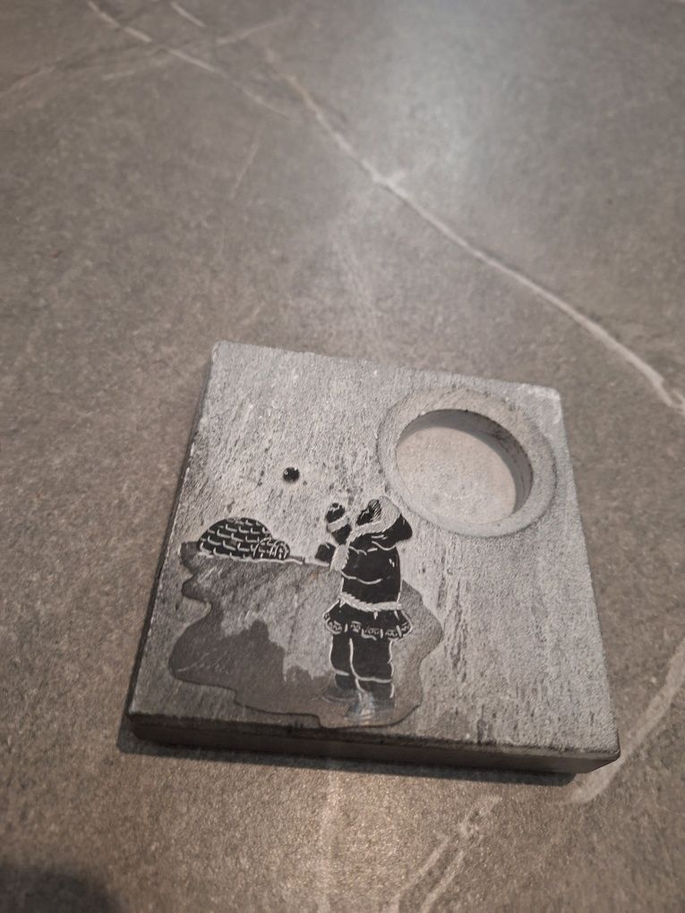 Podstawka na podgrzewacz siku genuine soap Stone handcrafted canada