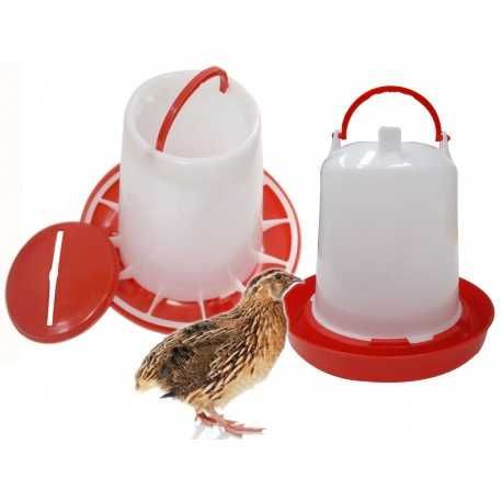 Zestaw do odchowu piskląt z lampą + poidło i karmidło + witaminy