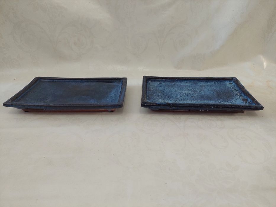 Vasos de bonsai e placas