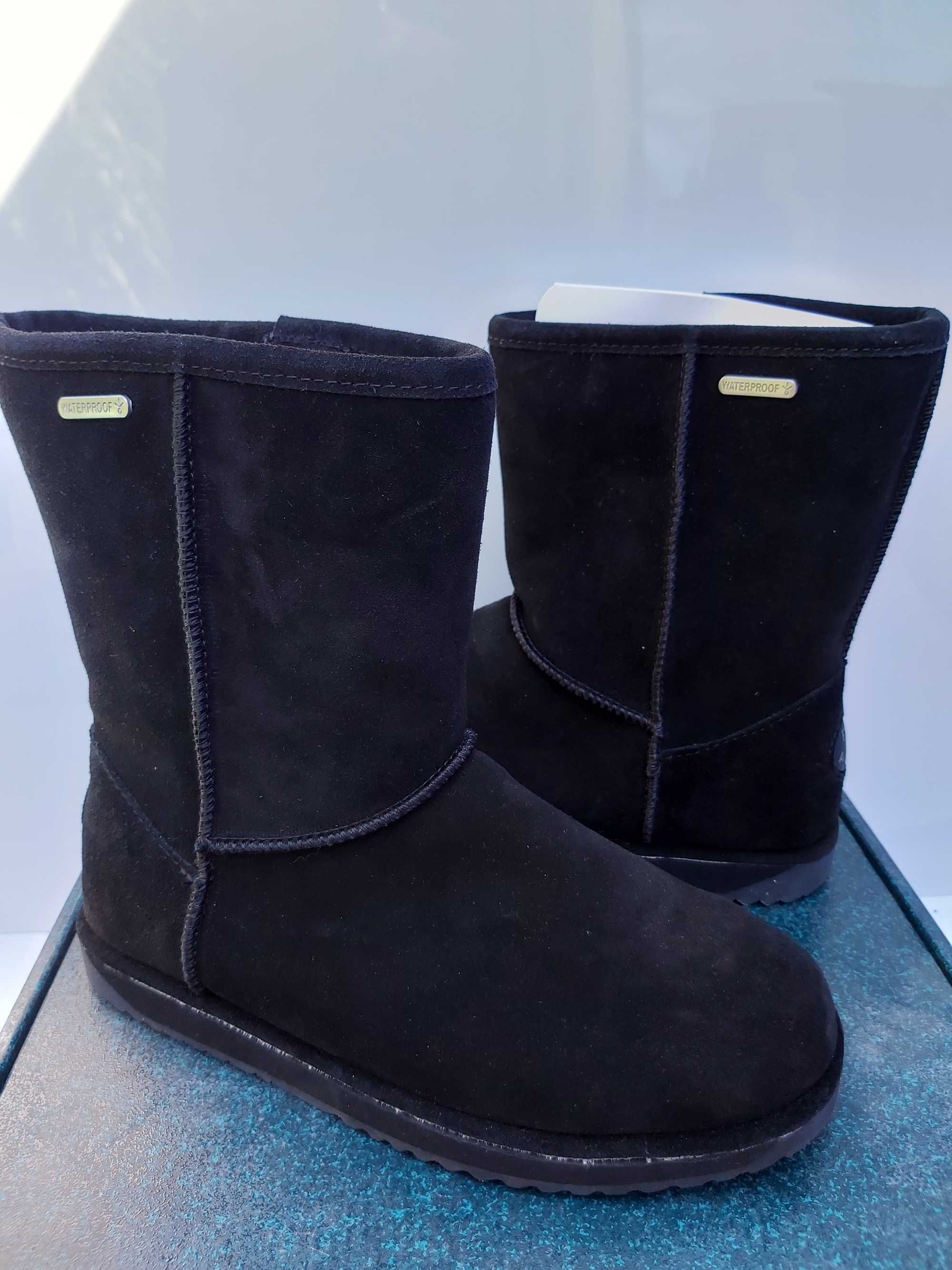 Nowe kozaki botki EMU AUSTRALIA Paterson LO czarnec37 us6 w/f