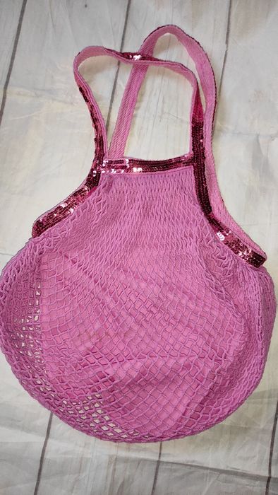 Torba siatka shoperka paryżanka