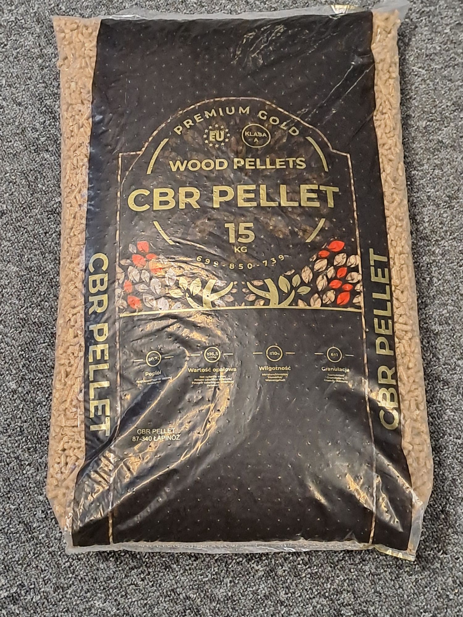 Pellet  drzewny 15k A1