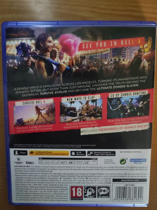 Продам диск на PlayStation 5 Dead Island 2