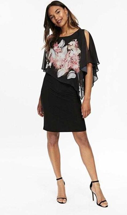 Вечірнє чорне універсальне плаття wallis сукня