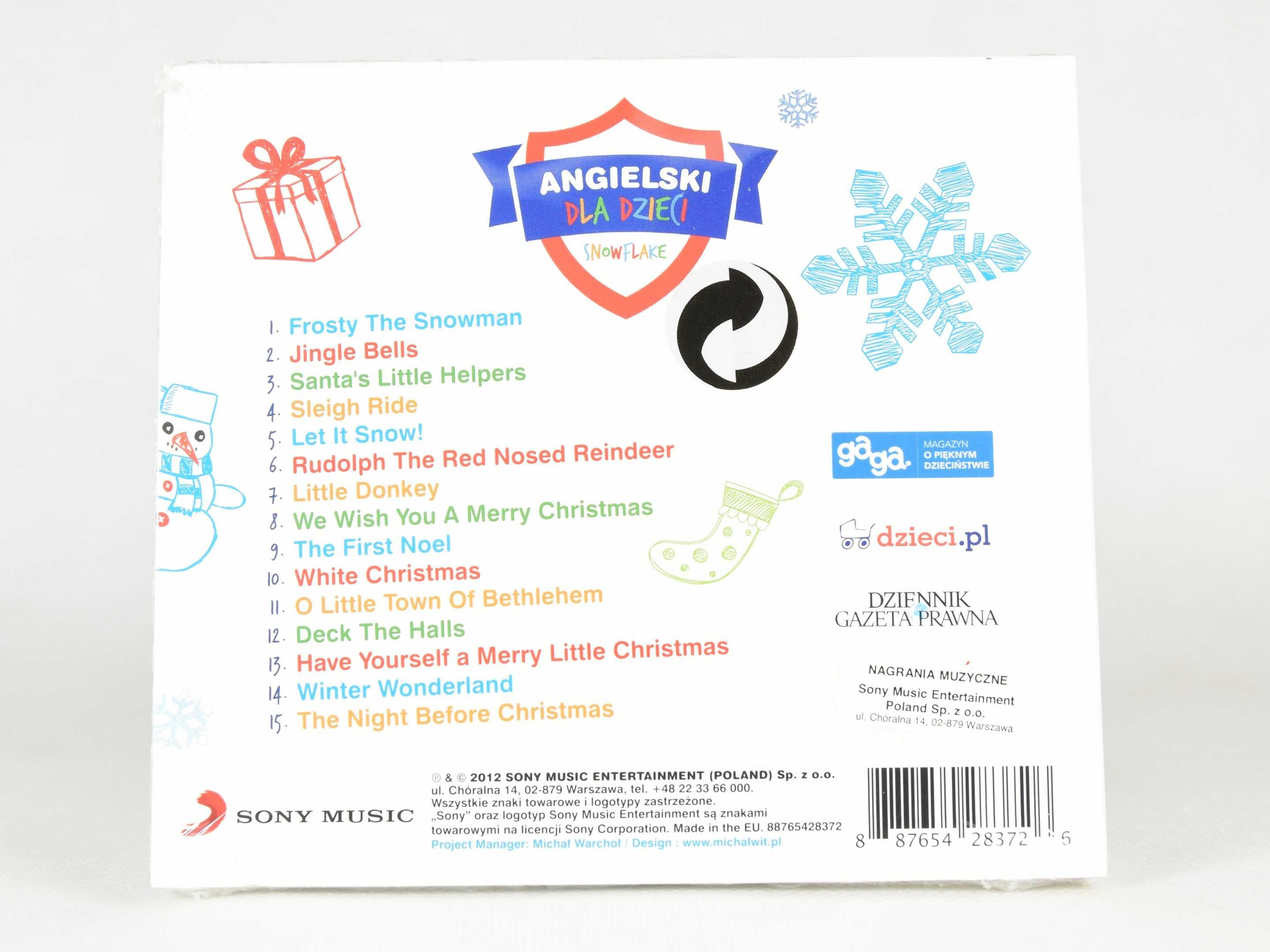 Płyta CD: Angielski dla dzieci - Snowflake (NOWA)