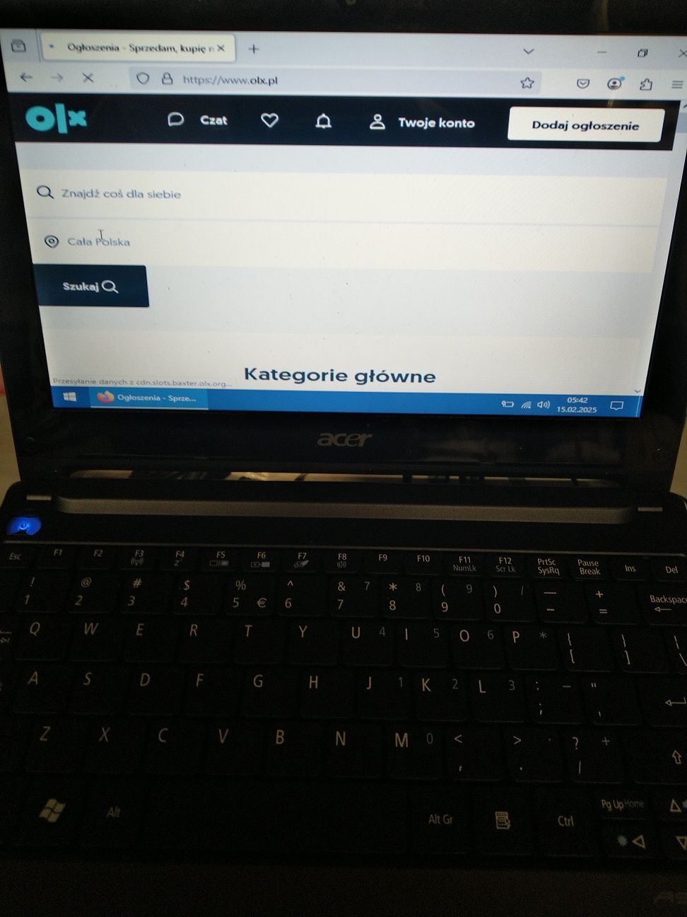 Laptop netbook Acer aspire one d255