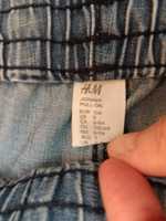 Spodnie joggery H&M + bluza + t-shirt r. 134