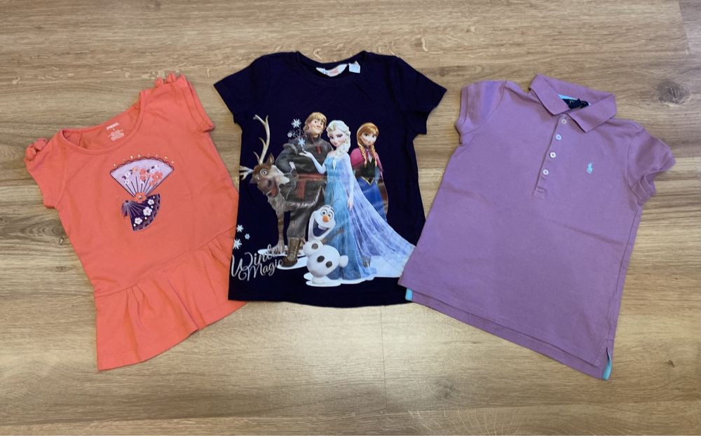 Футболка h&m, Gymboree, Polo Ralph lauren на 5-7 лет