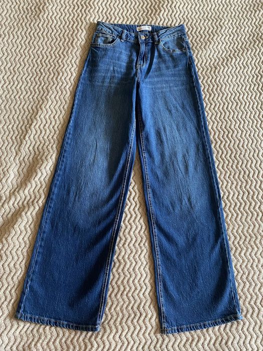 Джинси sinsay wide leg 34 р