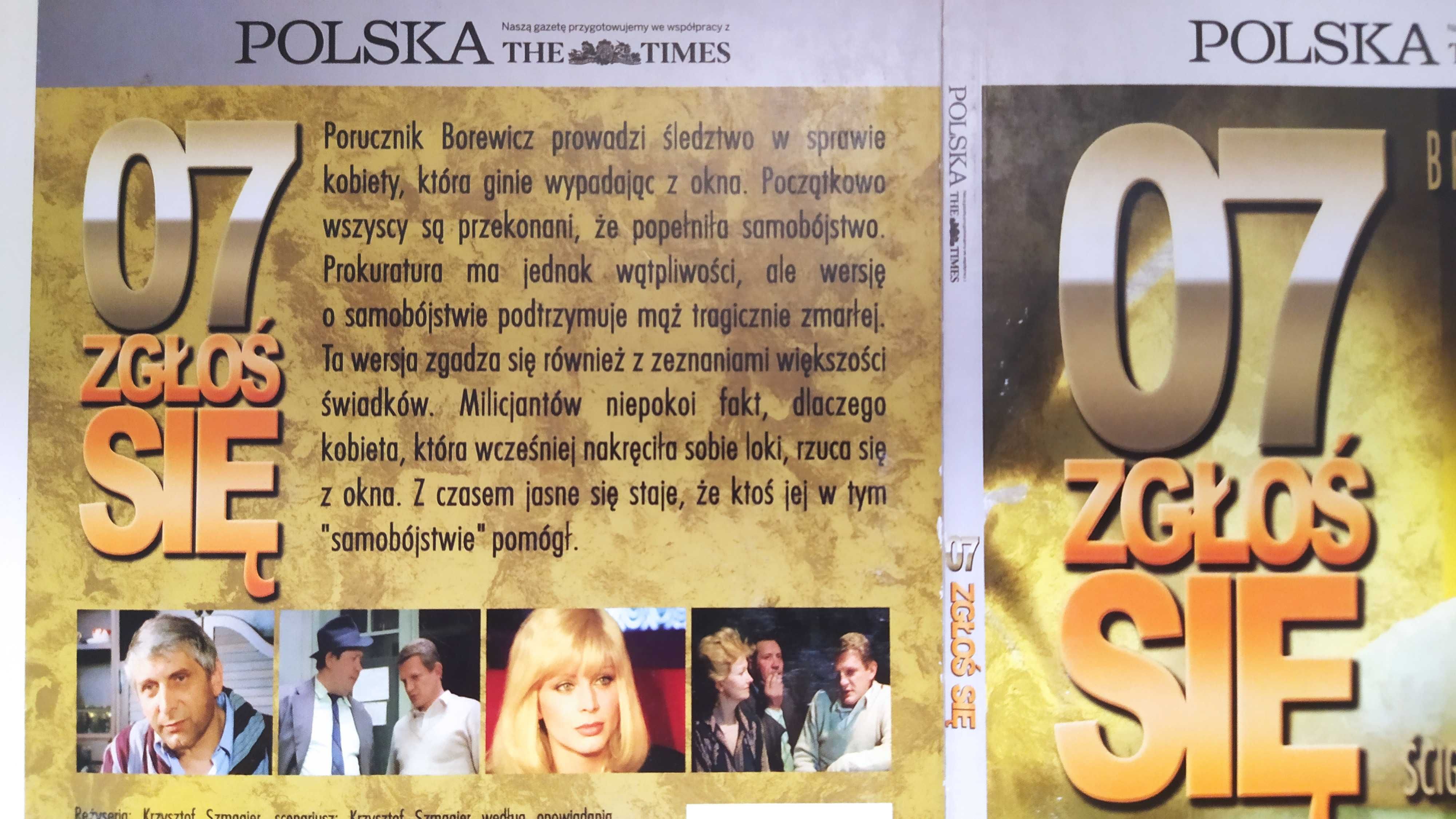07 Zgłoś się 12 Ścigany przez samego siebie Cieślak Polska Times VCD