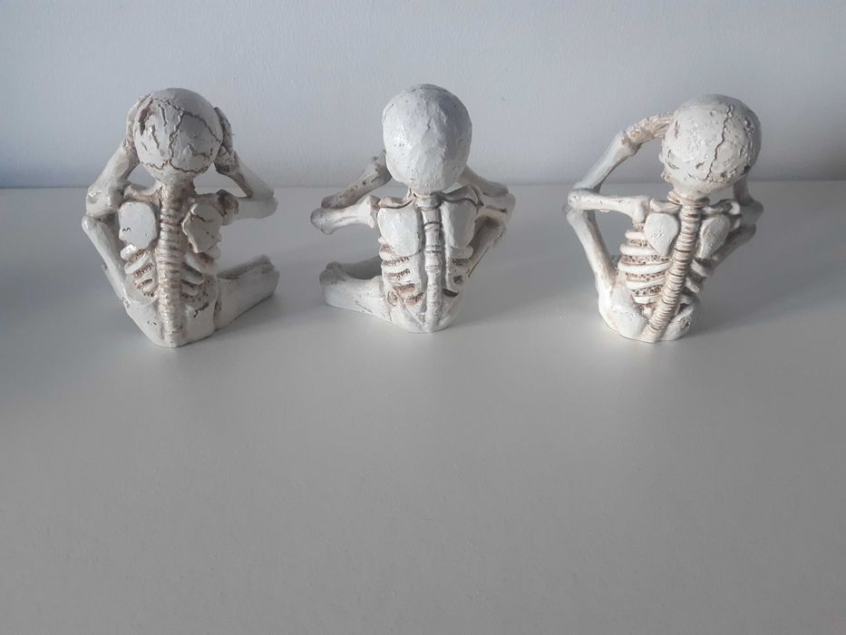 Caveiras decorativas 4 peças