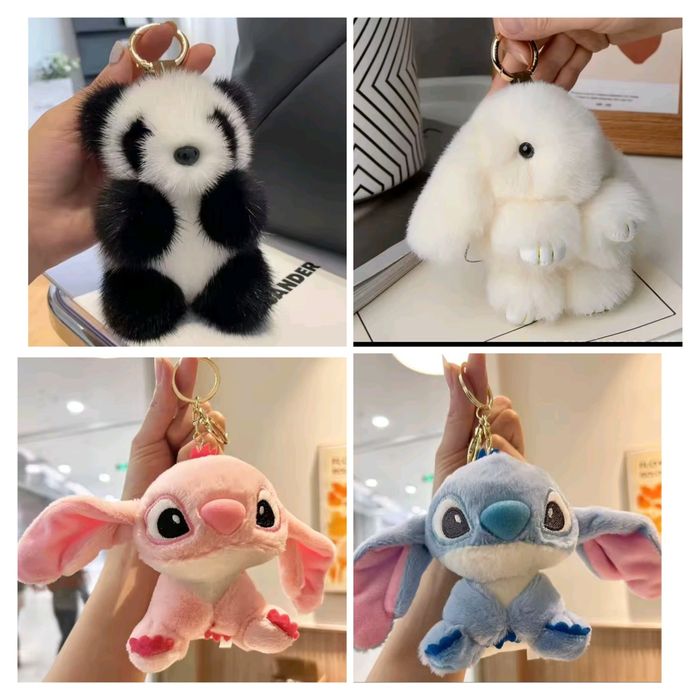 Стіч Кролик Котик Панда брелок підвіска для сумки одягу 120/150/175грн