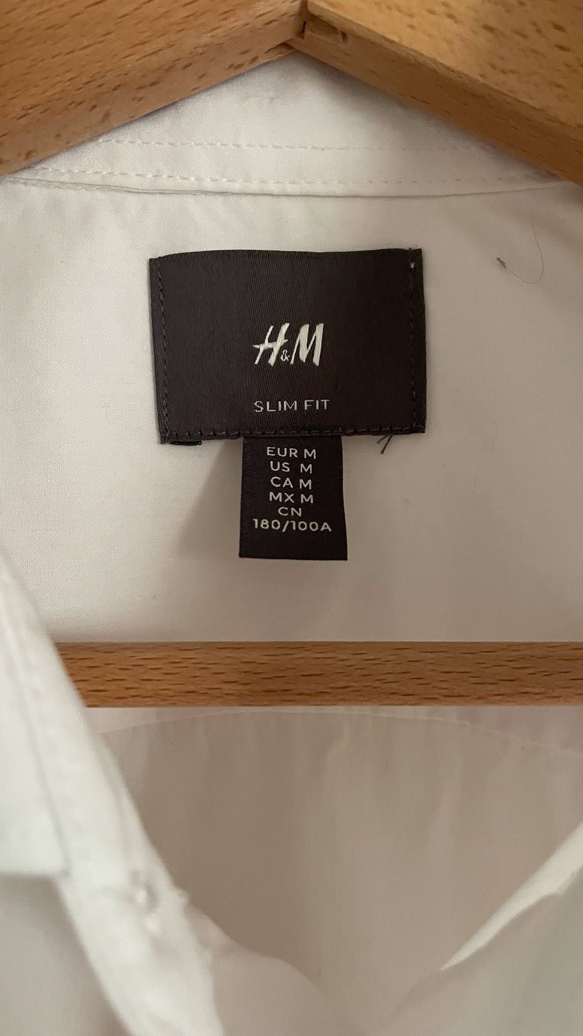 biała koszula męska H&M rozmiar M