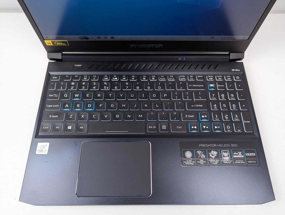 LAPTOP GAMINGOWY Acer Predator RTX 3060 Intel I7-10750H 144 hz