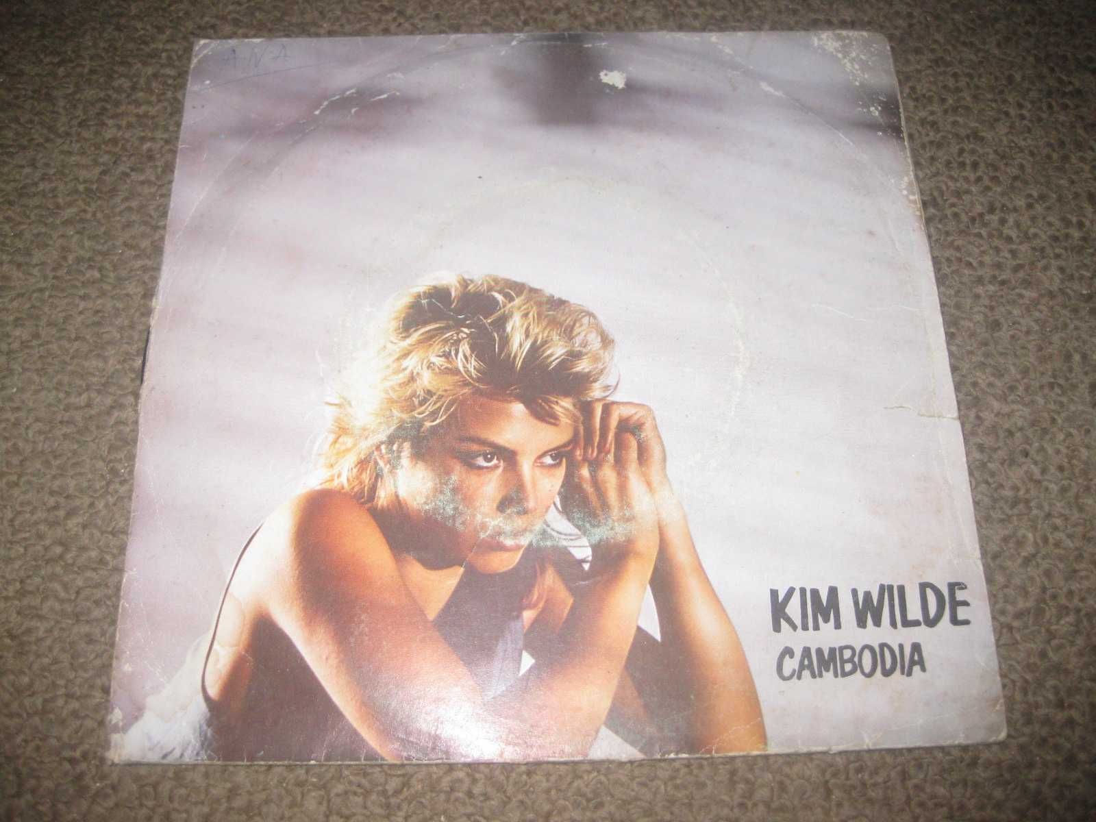 Vinil Single 45 rpm da Kim Wilde "Cambodia"