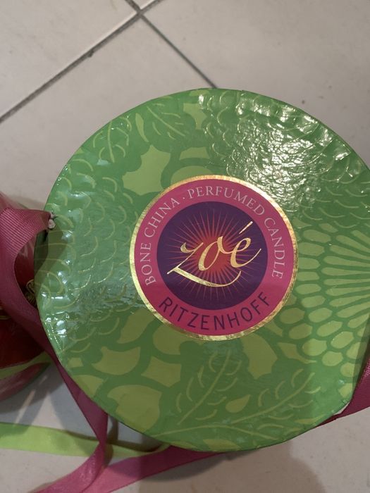 Vela decorativa em vaso de loica Ritzenhoff