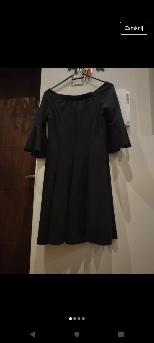 Sukienka elastyczna czarna