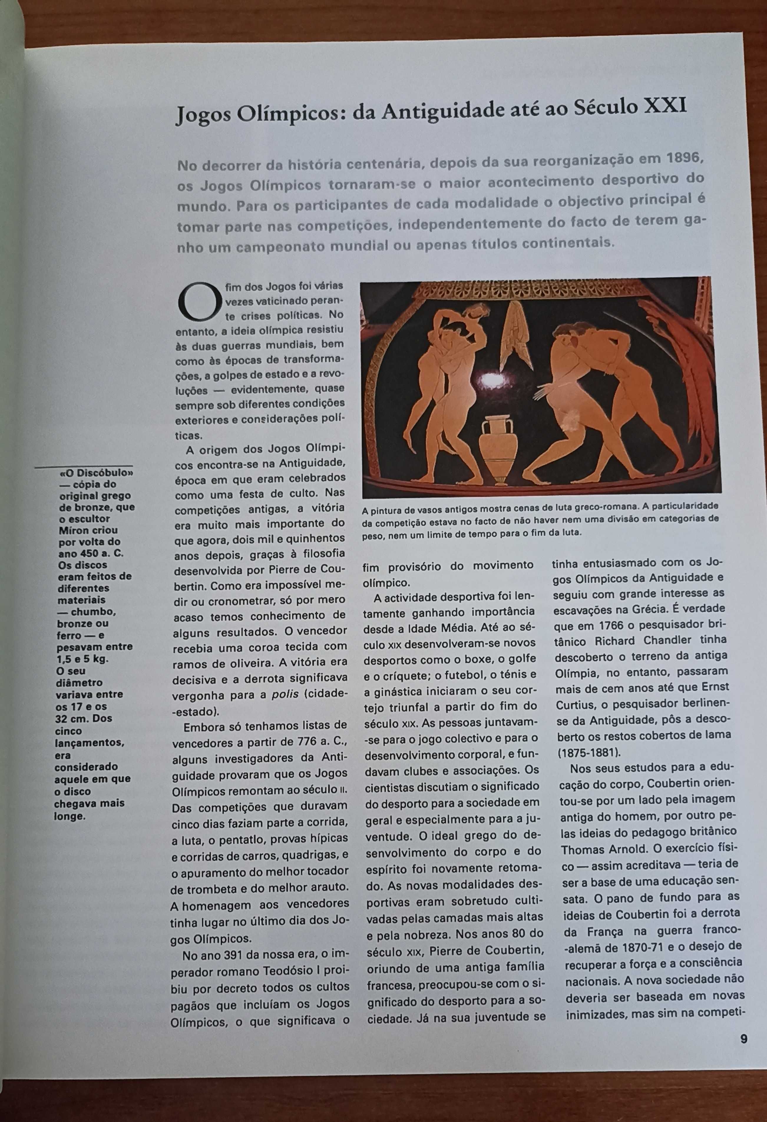 100 Anos de Jogos Olímpicos (1896 a 1996)
