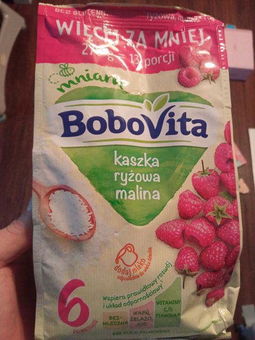 Kaszka ryżowa malina