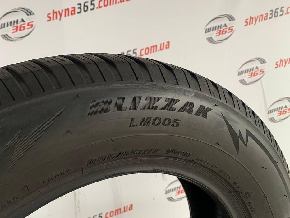235/60 r17 bridgestone blizzak lm005 7mm шини бу зима