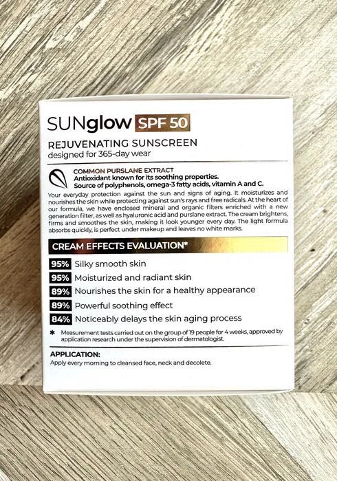 SUNEWMED+ SUNglow SPF50 odmładzający krem przeciwsłoneczny 80 ml