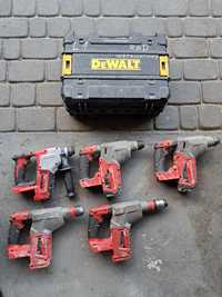 5x Wiettarka, 1x klucz udarowy Milwaukee, laser DeWalt