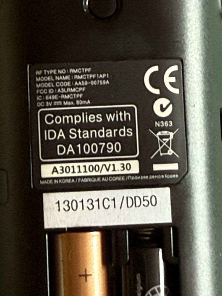 Pilot Samsung Smart Touch Control RMCTPF2AP1