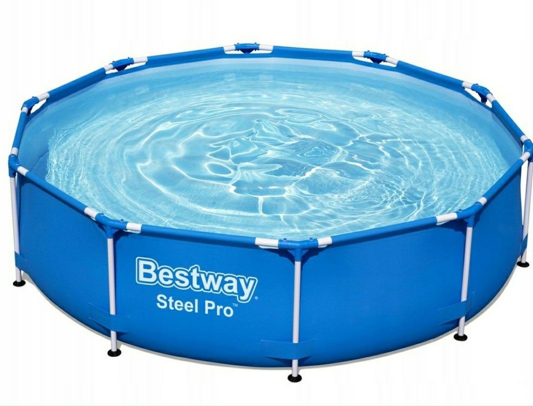 NOWY Basen Stelażowy Okrągły Bestway 305 x 76 cm + Pompa + Filtr